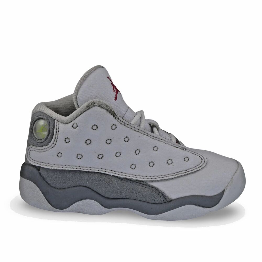 Toddler's Jordan 13 Retro Toddler's 9 C White/True Red-Wolf Grey (DJ3004 160)